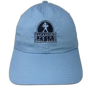 Ahead Sagamore Spring Golf Club Hat Blue Baseball Cap One Size Strapback Cotton